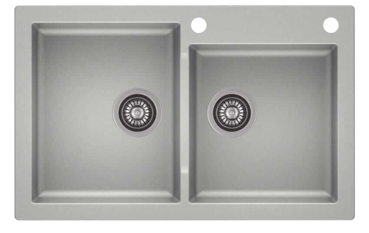 Zlewozmywak granitowy MOJITO 140 Szary