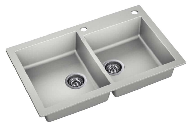 Zlewozmywak granitowy MOJITO 140 Szary