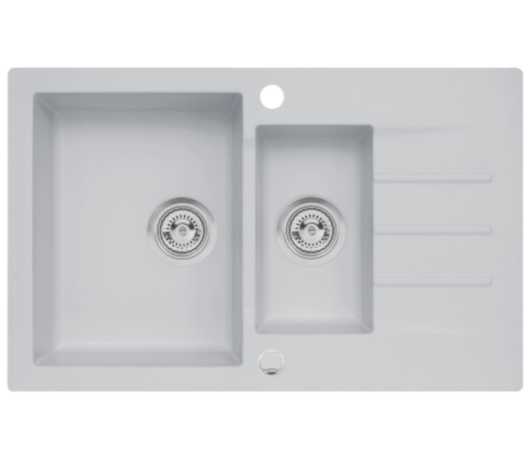 Zlewozmywak granitowy MOJITO 120 szary