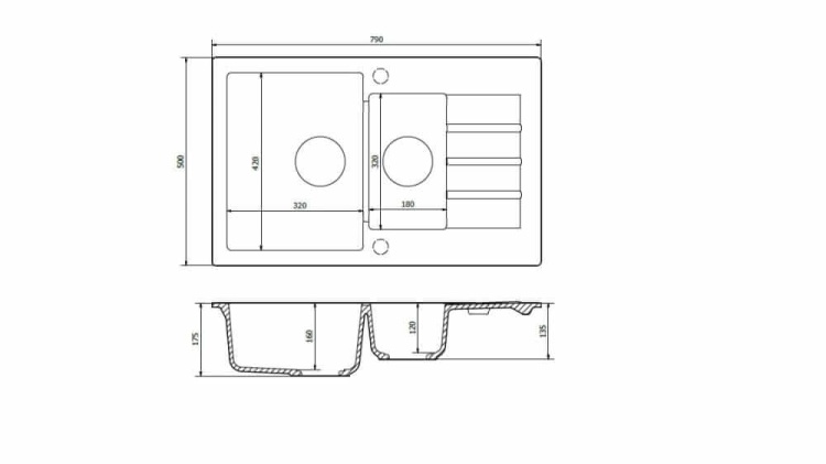 3Zlewozmywak granitowy MOJITO 120 czarny nakrapiany (10).jpg