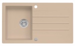 Zlewozmywak granitowy MOJITO 100 jasny beż (90)