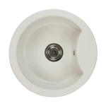 Zlewozmywak granitowy MILA biały