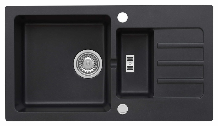 1Zlewozmywak Granitowy MALIBU 80 Czarny metalik (60).jpg