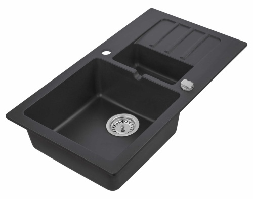 2Zlewozmywak Granitowy MALIBU 80 Czarny metalik (60).jpg