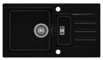 Zlewozmywak Granitowy MALIBU 80 Czarny
