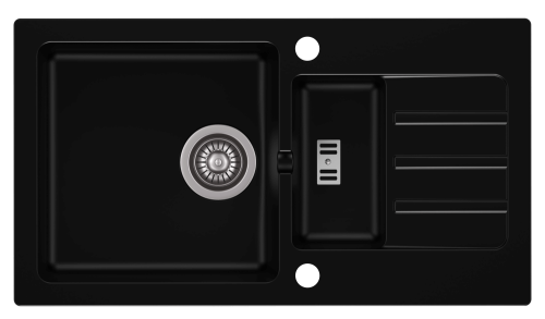 1Zlewozmywak Granitowy MALIBU 80 Czarny.png