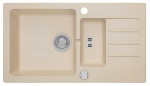 Zlewozmywak Granitowy MALIBU 80 Beżowy
