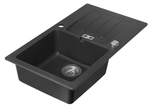 2Zlewozmywak Granitowy MALIBU 40 Czarny nakrapiany (10).jpg