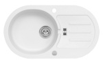 Zlewozmywak Granitowy MALIBU 30 Biały