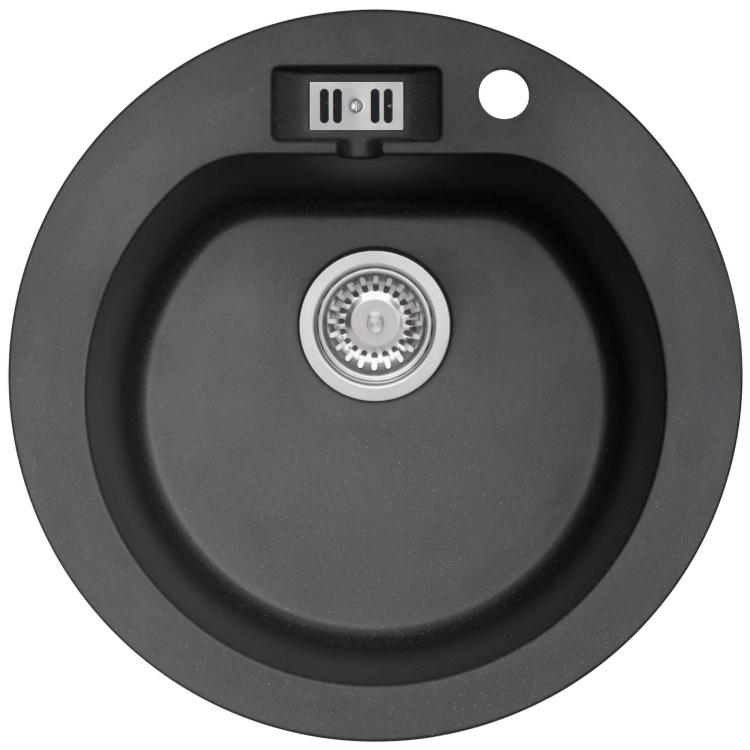 1Zlewozmywak Granitowy MALIBU 10 Czarny nakrapiany (10).jpg