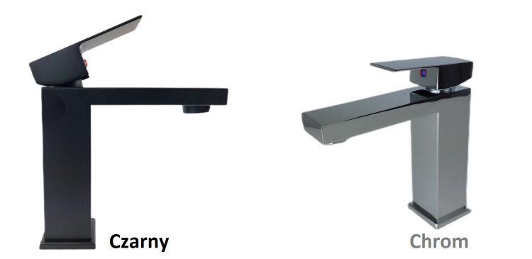 Bateria Umywalkowa QATRO CZARNA