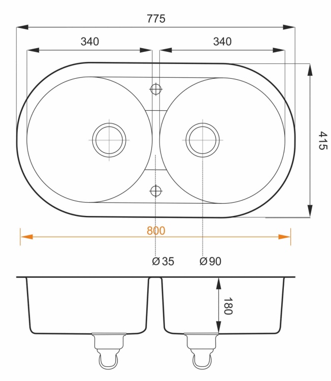 2Zlewozmywak Granitowy LIBRA czarny nakrapiany.jpg