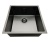 Zlewozmywak 44x44 cm podwieszany. Kolor - czarny.