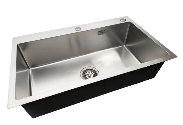 4 Zlewozmywak stalowy jedno komorowy STEEL 7545