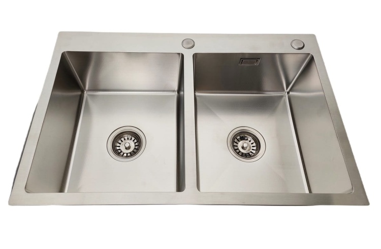 Zlewozmywak STELLMAN stalowy dwukomorowy STEEL 7549 inox