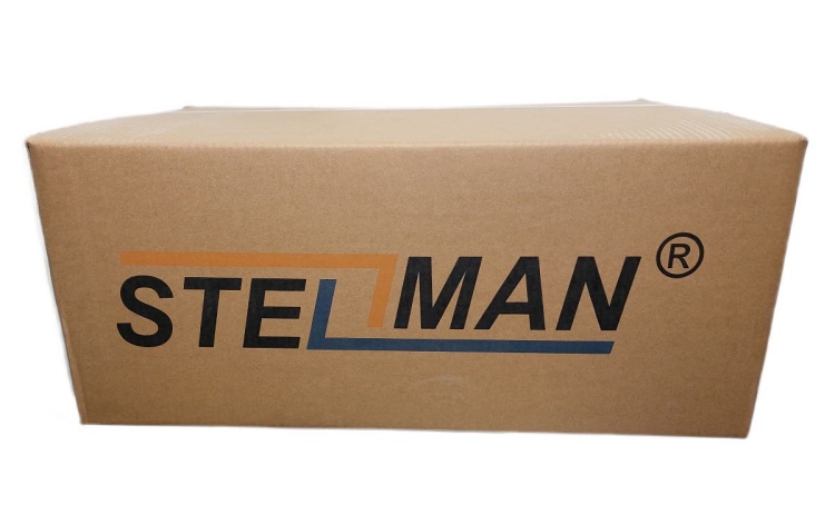 Zlewozmywak stalowy dwukomorowy STEEL 5648 CZARNY - opakowanie