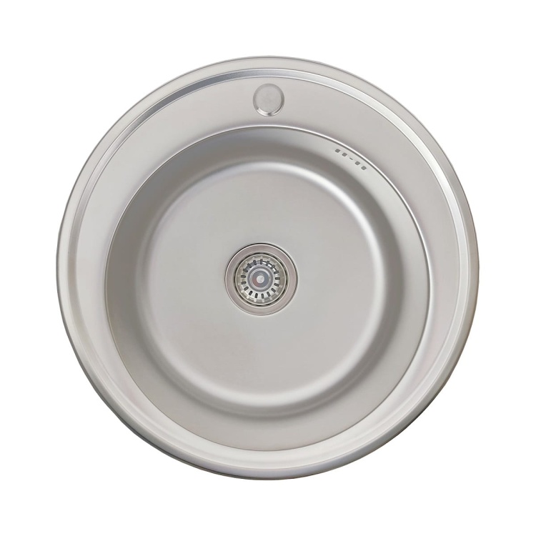 Zlewozmywak stalowy 510S6/180 Satyna + bateria chrom