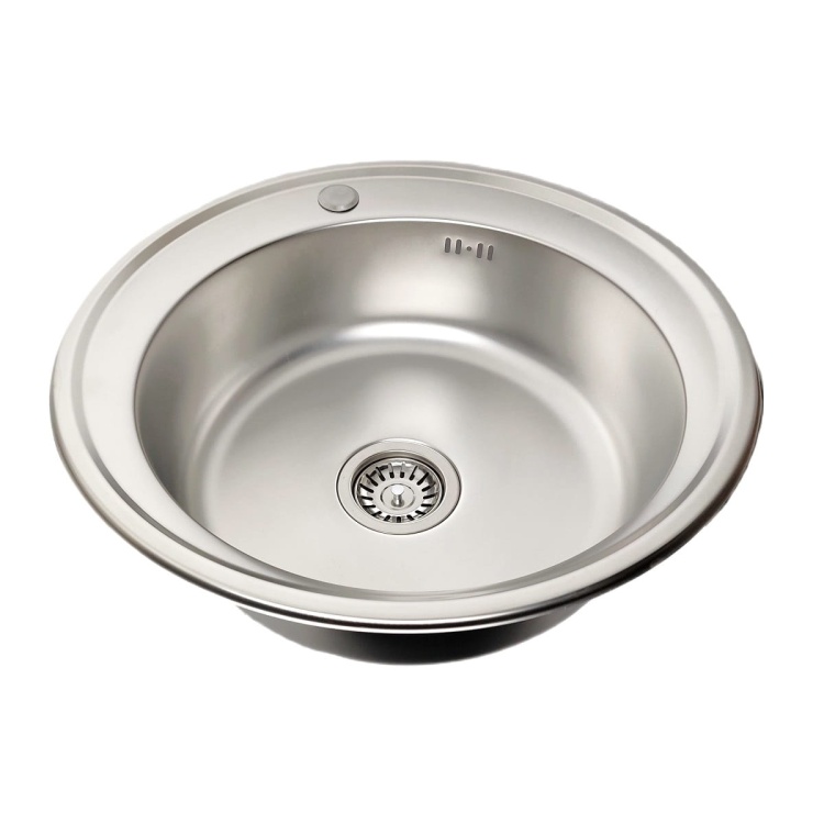 Zlewozmywak stalowy 510S6/180 Satyna + bateria chrom