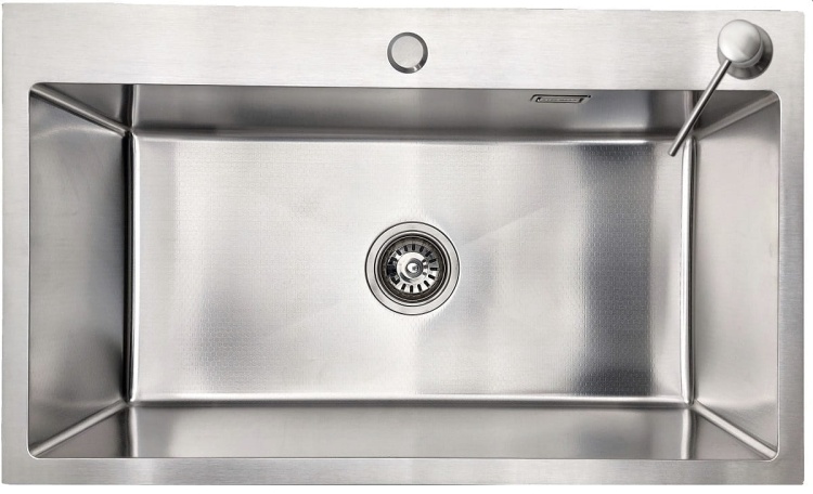 13 Zlewozmywak stalowy jedno komorowy STEEL 7545