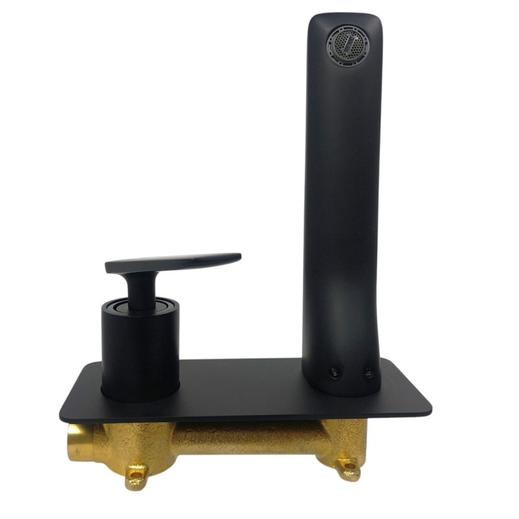 Umywalkowa podtynkowa bateria black