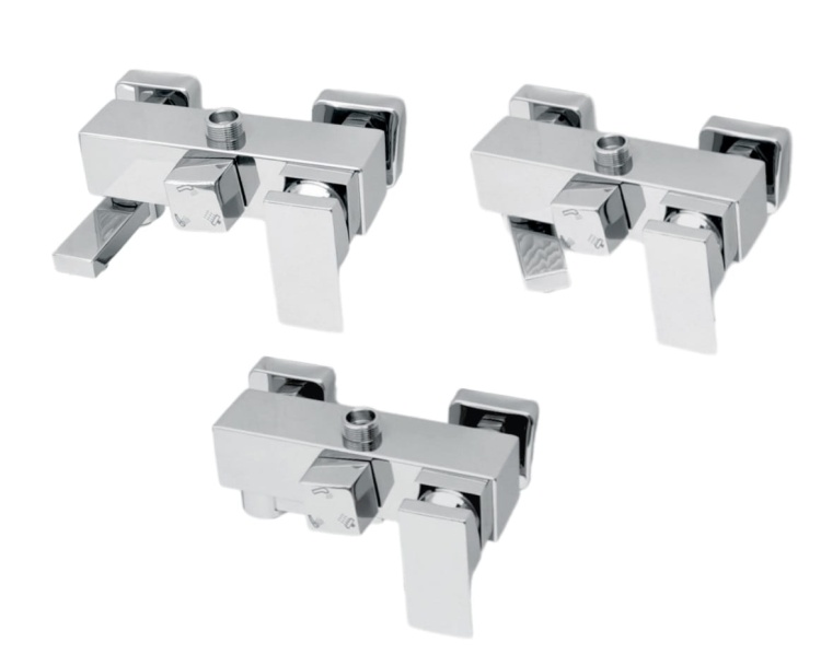 OPTI Ultra SL Bateria Wannowa Prysznicowa z Deszczownicą CHROM