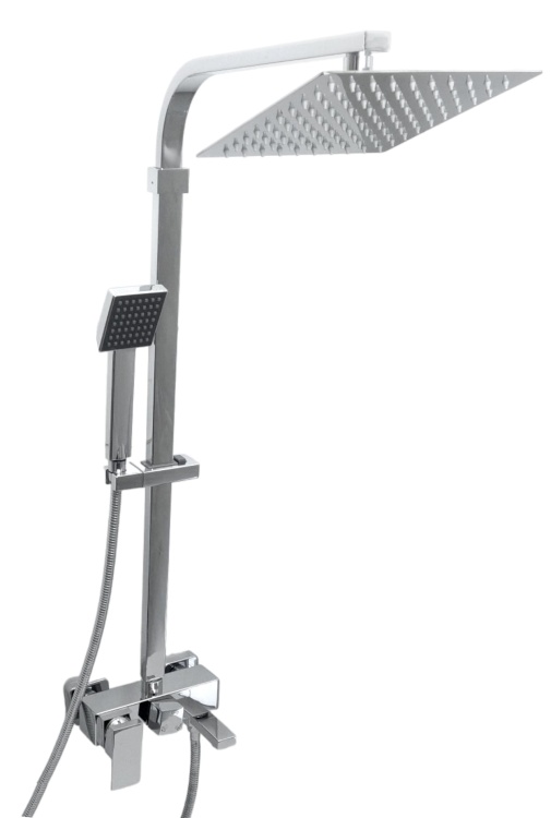 OPTI Ultra SL Bateria Wannowa Prysznicowa z Deszczownicą CHROM