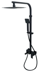OPTI Ultra SL Bateria Wannowa Prysznicowa z Deszczownicą CZARNA