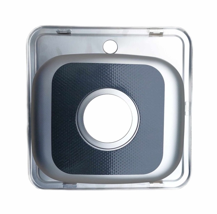 Zlewozmywak mały 38x38 cm stalowy