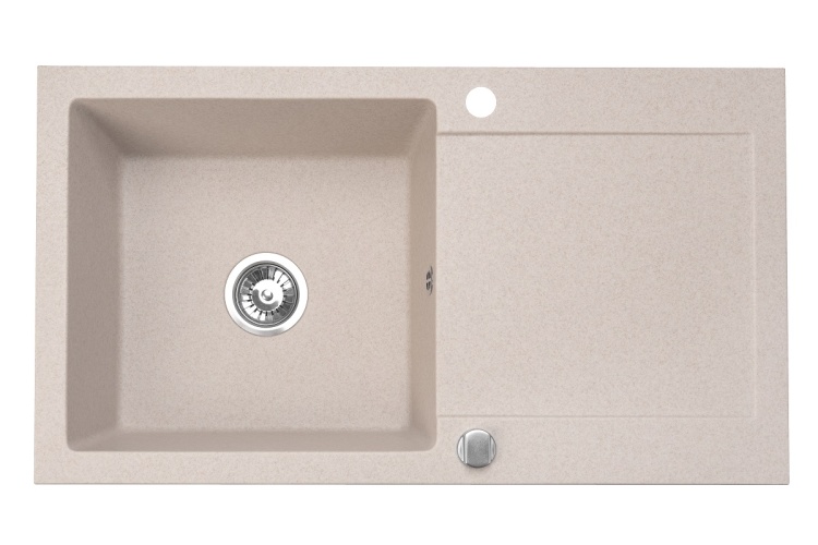Zlewozmywak granitowy beżowy Cordeo XL