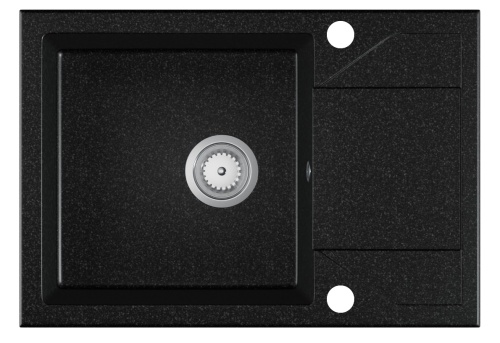 ADRIA (czarny grafit) zlewozmywak granitowy