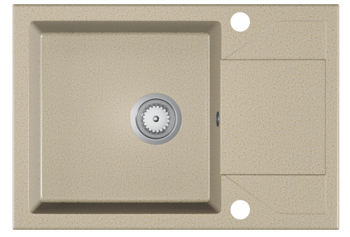 Zlewozmywak granitowy Adria w kolorze piaskowym