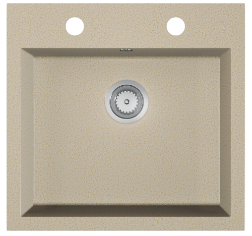 Zlewozmywak granitowy piaskowy COMO