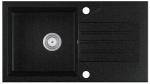 Zlewozmywak granitowy EVINION czarny grafit (z ociekaczem)
