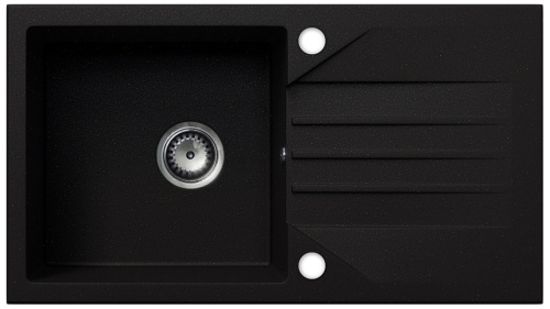 Zlewozmywak Evinion Czarny Brokat Złoty