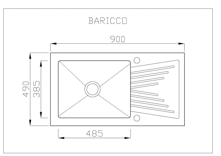 Baricco rysunek techniczny
