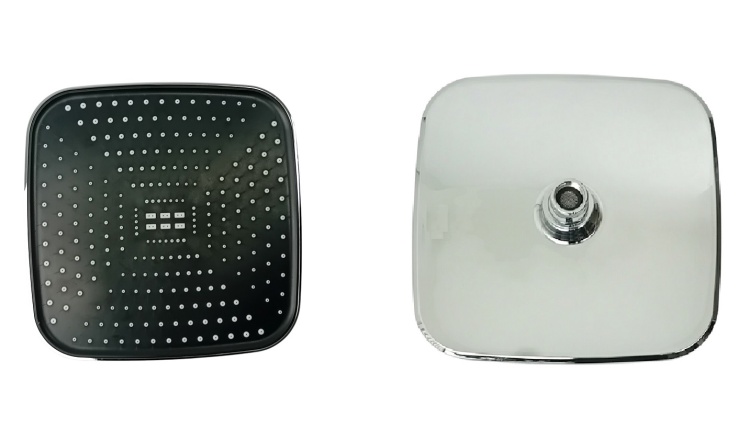 MAXIMO Zestaw natryskowy z baterią deszczownica CHROM