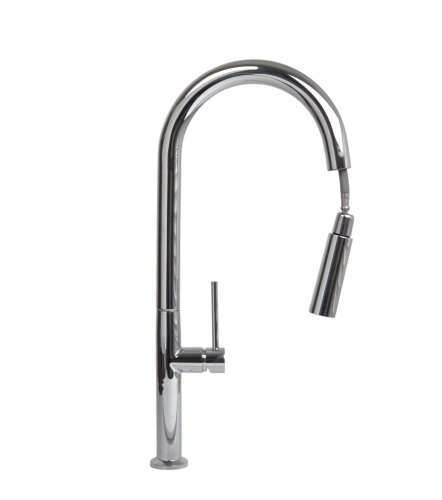 Bateria LIRA chrom STELLMAN wylewka wyciągana