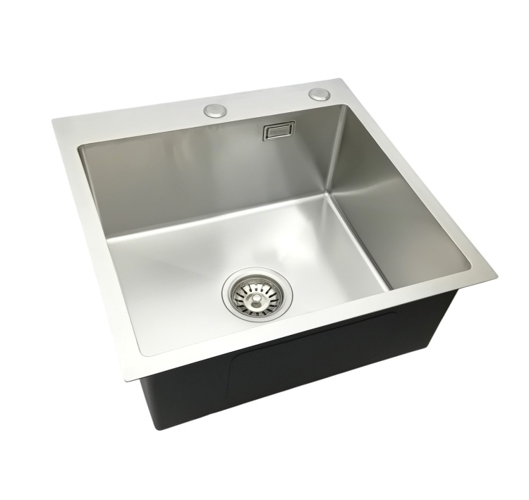 Zlewozmywak stalowy 5050 inox Stellman srebrny