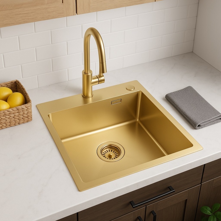 Stalowy zlew 5050 Gold