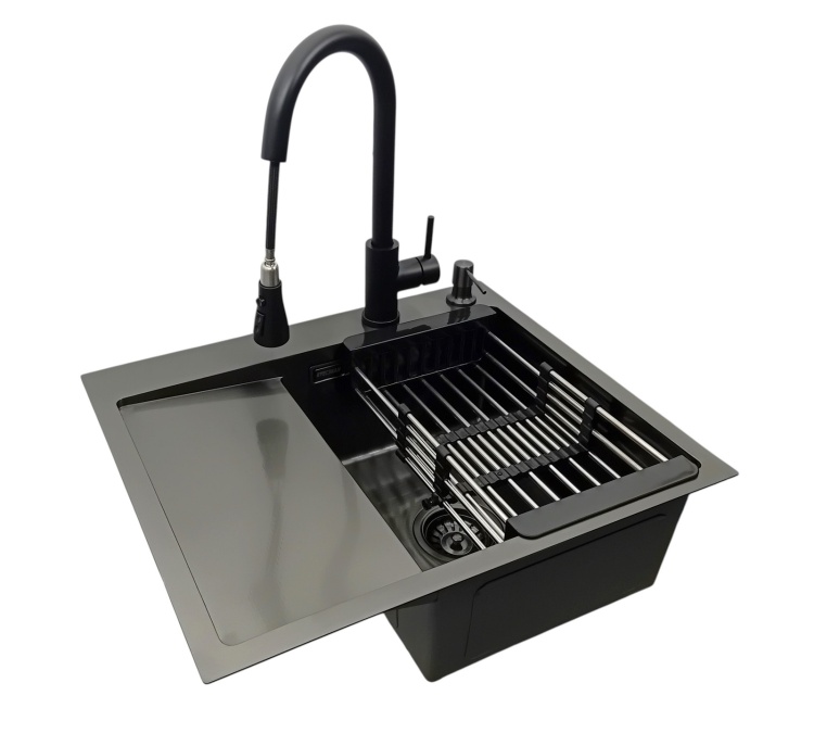 Zlewozmywak jednokomorowy z ociekaczem zestaw