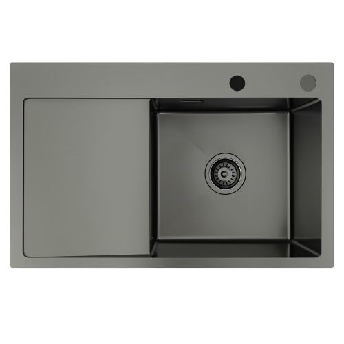 Zlewozmywak jednokomorowy czarny