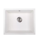 Zlewozmywak granitowy podwieszany jednokomorowy JUNIT 56 biały