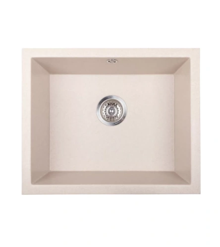 Zlewozmywak granitowy podwieszany JUNIT 56 beżowy