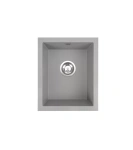 Zlewozmywak granitowy podwieszany jednokomorowy JUNIT 38 szary
