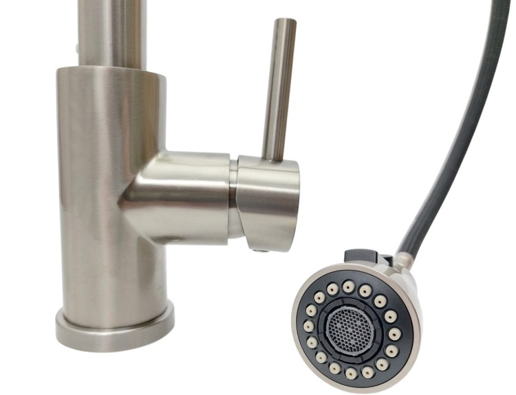 Wylewka do baterii Miura (inox)