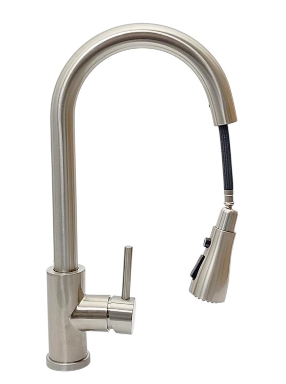 Bateria Miura z wyciąganą wylewką INOX