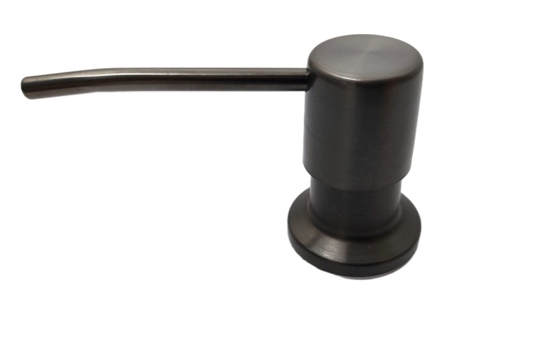 Dozownik płynów do zlewu w czarnym kolorze