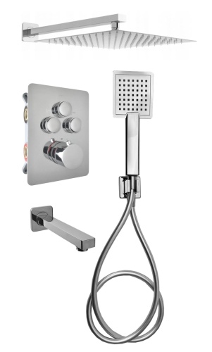 EXEO 3 bateria podtynkowa 25 chrom