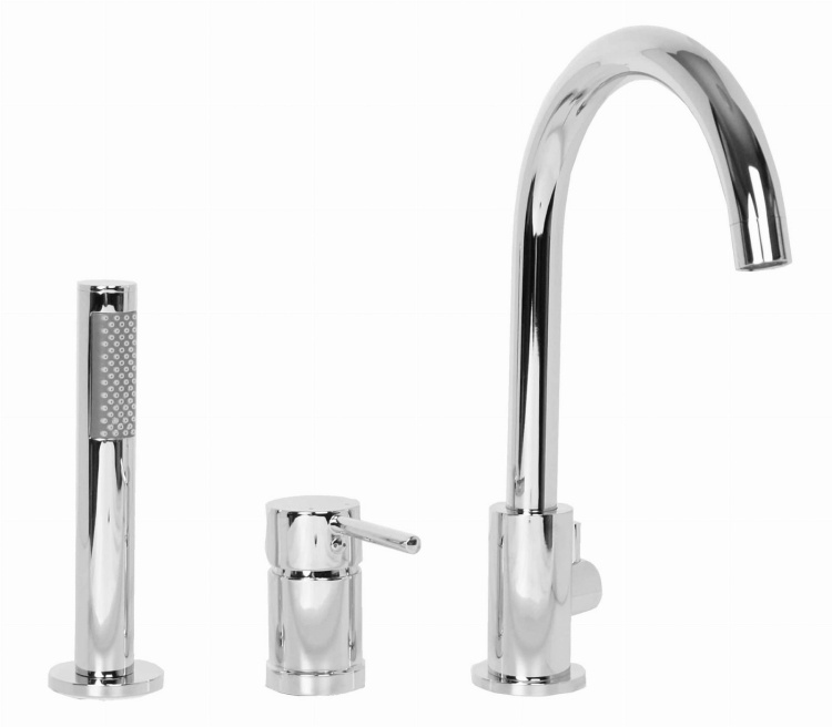 UNO Bateria wannowa 3 otworowa CHROM