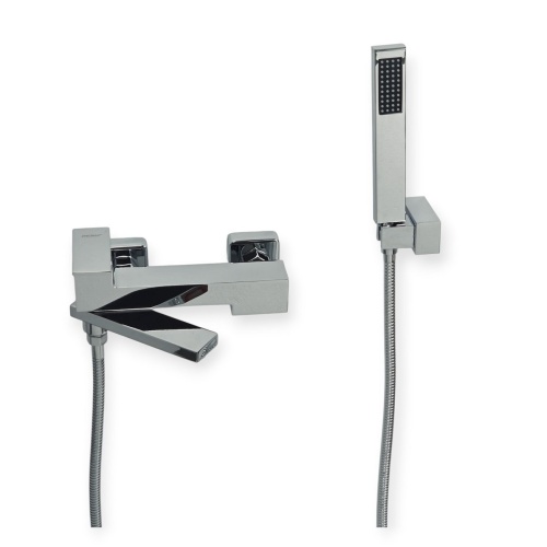 Bateria QATRO wannowa natryskowa prysznicowa chrom